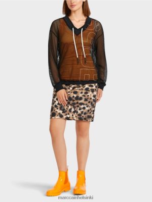 Marc Cain pelkkä mesh -paita musta vaatteet V0LL481435 Marc Cain Mekko