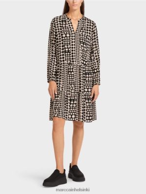 Marc Cain pukeudu kierrätetylle polyesterille musta vaatteet V0LL48134 Marc Cain Helsinki