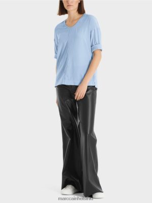 Marc Cain pusero materiaaliseoksella pimeä kesätaivas vaatteet V0LL48905 Marc Cain Helsinki