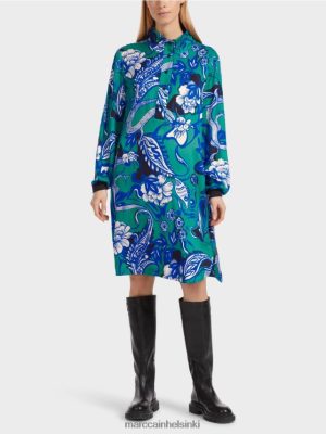 Marc Cain rento "mietiskele yhdessä" mekko emali vaatteet V0LL483 Marc Cain Vaatteet