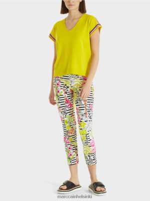 Marc Cain rento neulottu villapaita V-kaulalla kevyt vaatteet V0LL481137 Marc Cain Vaatteet