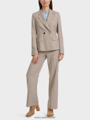 Marc Cain ruudullinen bleiseri pimeä kesätaivas vaatteet V0LL48164 Marc Cain Helsinki