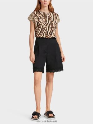 Marc Cain shortsit pitsihelmillä musta vaatteet V0LL48607 Marc Cain Mekko