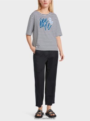 Marc Cain t-paita lausunnolla raita vaatteet V0LL481362 Marc Cain Vaatteet