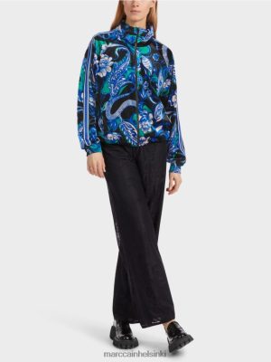 Marc Cain takki erittäin pehmeässä pitsisorissa keskiyön sininen vaatteet V0LL48305 Marc Cain Helsinki