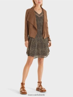 Marc Cain takki mokkanahassa hasselpähkinä vaatteet V0LL48423 Marc Cain Vaatteet