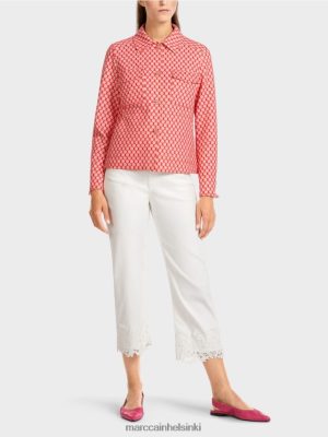 Marc Cain takki polka dot -kuviossa mandariini vaatteet V0LL48416 Marc Cain Helsinki