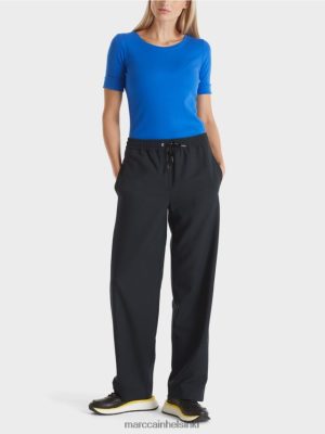 Marc Cain tavallinen t-paita 3/4 hihat Kirkas kuninkaallinen vaatteet V0LL481233 Marc Cain Vaatteet