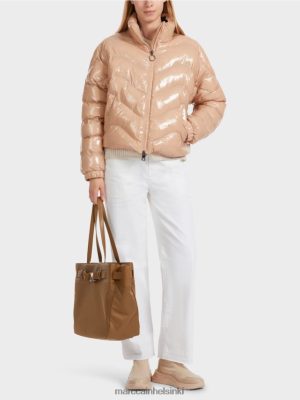 Marc Cain tikattu takki, jossa on 3m Thinsulate pehmeä savi ruskea vaatteet V0LL48239 Marc Cain Helsinki