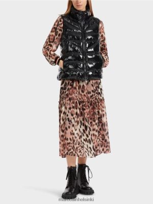 Marc Cain tikatut liivit 3M: n thinsulate musta vaatteet V0LL48237 Marc Cain Vaatteet