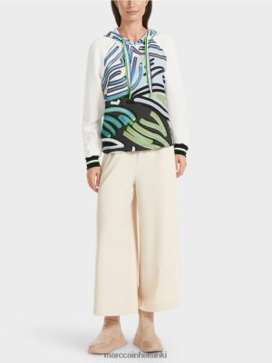 Marc Cain urheilullinen Techno-Jersey-pusero pehmeä jauhe sininen vaatteet V0LL48869 Marc Cain Helsinki