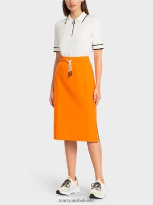 Marc Cain urheilullinen jersey -hame kirkkaan oranssi vaatteet V0LL48502 Marc Cain Mekko