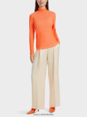 Marc Cain uritettu suunnittelu t-paita kirkas koralli vaatteet V0LL481279 Marc Cain Mekko