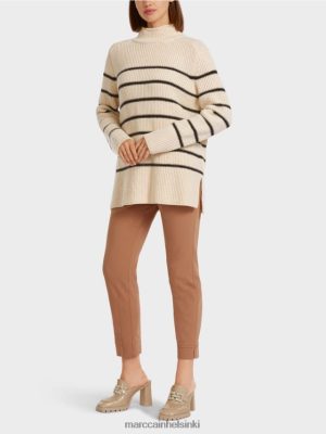 Marc Cain villapaita "neulottu Saksassa" creme vaatteet V0LL481192 Marc Cain Mekko