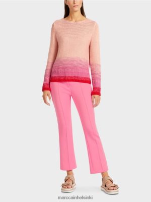 Marc Cain villapaita "neulottu Saksassa" kirkas ruskea vaatteet V0LL481165 Marc Cain Mekko