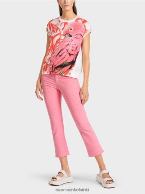 Marc Cain villapaita "neulottu Saksassa" kirkkaan vaaleanpunainen vaatteet V0LL481167 Marc Cain Vaatteet