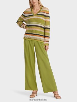 Marc Cain villapaita "neulottu Saksassa" syvä oliivinvihreä vaatteet V0LL481147 Marc Cain Mekko
