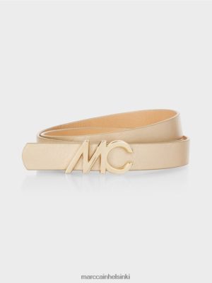 Marc Cain vyö MC -logololkilla kevyt kulta lisävaruste V0LL481686 Marc Cain Vaatteet